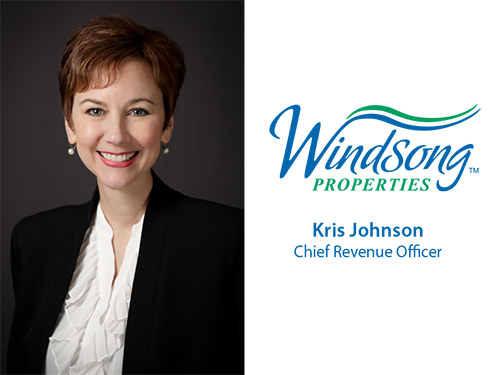 Kris Johnson Promoted to Windsong Properties Executive Level as Chief Revenue Officer